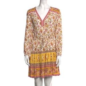 Spell and the Gypsy Collective Pink and Yellow Floral Mini Dress